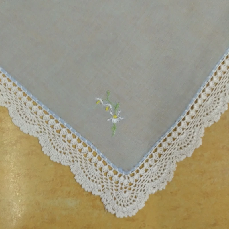 Набор из 12 красивых свадебных носовых платков для невесты цветная