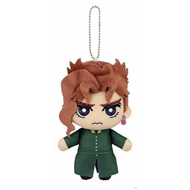La extra&ntilde;a aventura de Jojo Noriaki Kakyoin-llavero con mu&ntilde;eco de peluche de 16cm, juguete de peluche de Anime coleccionable, kawaii plushie-0