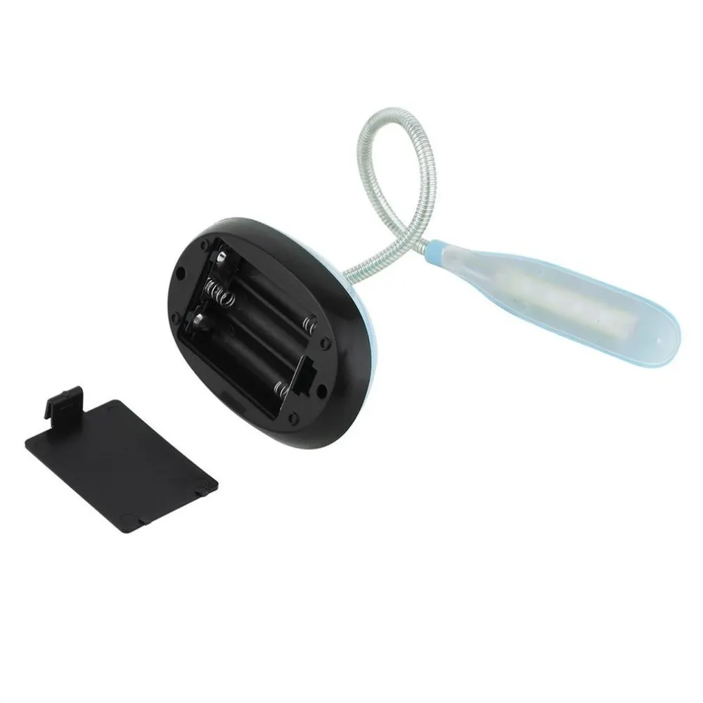 

Fexiable LED Desk Light AAA Battery Operated Book Reading Lamp Green/ Blue PY-X7188