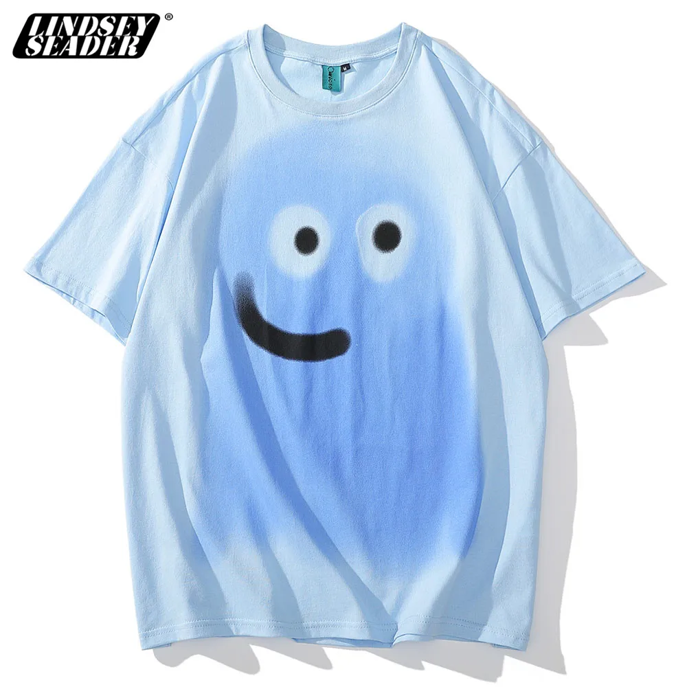 Футболка с принтом Призрачного лица для мужчин и женщин модная рубашка в стиле