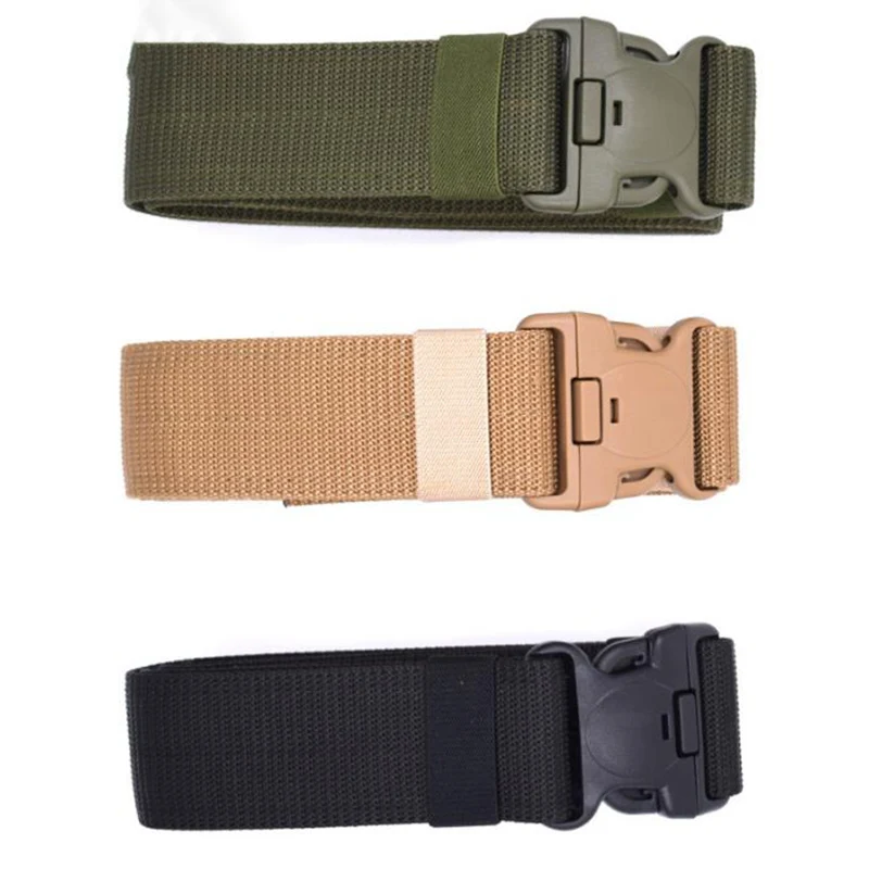 

Mens Tactical Belt Military Nylon Belts Outdoor Multifunctional Training Waistband