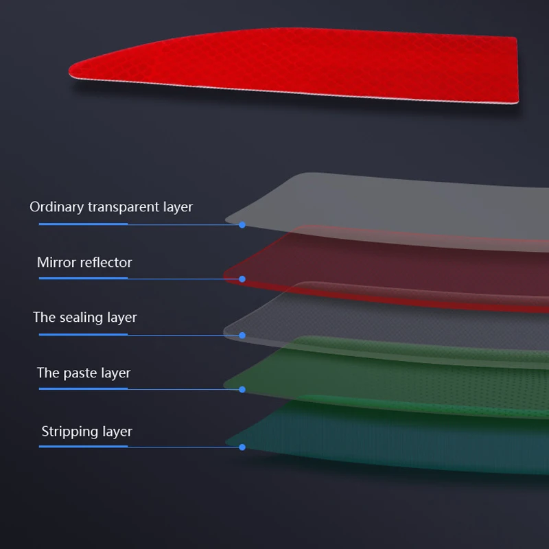 Автомобильные отражающие наклейки авто Предупреждение льная лента отражающая
