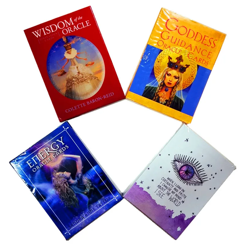 

Modern Tarot Cards Deck Supplies English Board Games for Family Gift Party Playing Mystical Manga Tarot Card Game Entertainment