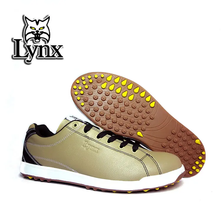 LYNX мужские профессиональное микроволокно обувь для гольфа мужские Нескользящие мягкие подошвы ультра-легкие фиксированные ногти спортивная обувь кроссовки для гольфа