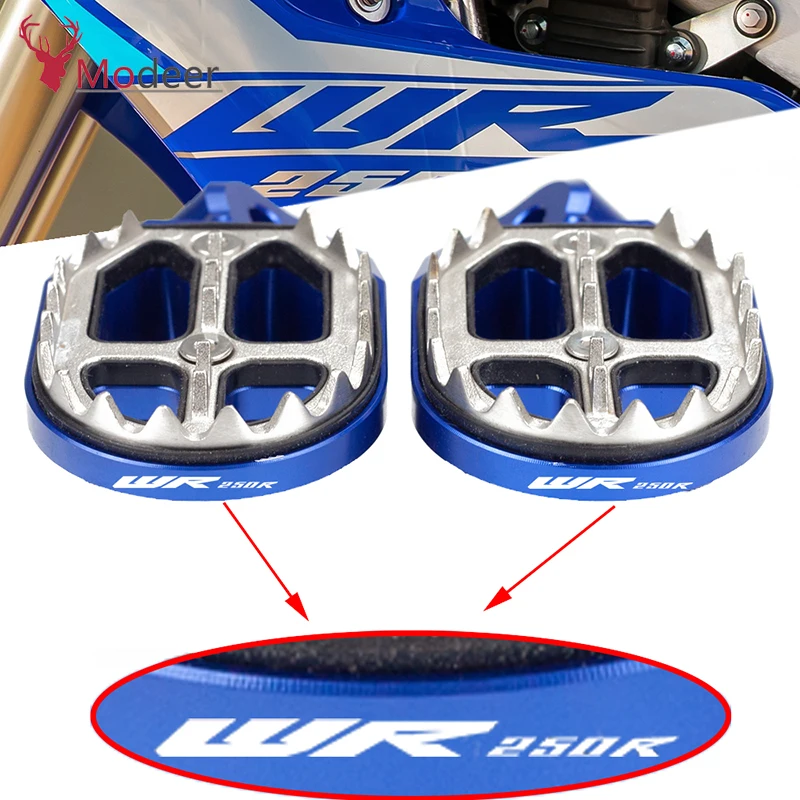 Для Yamaha WR250X WR250R 2007- WR250 R/X WR 250R аксессуары для мотоциклов металлические ножные педали мотоциклетные подставки для ног подножки