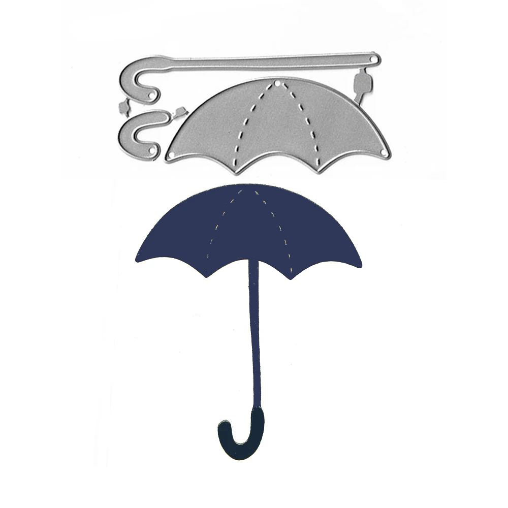 

Umbrella Die Cutting Dies Clear Stamp And Die Cu Faca De Corte Scrapbook Children Art Card Making Stencil Embossing Paper Craft