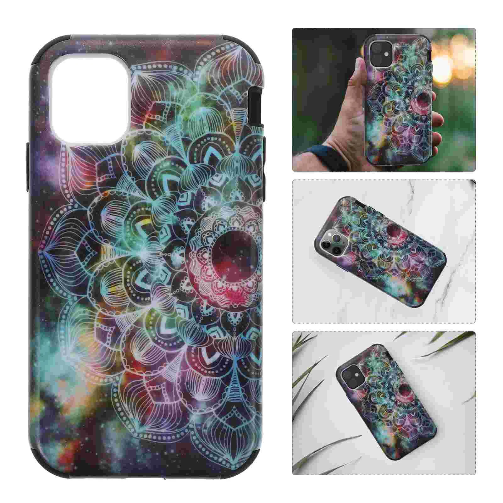 

1PC Elegant Phone Silicone PC Case Phone Case Compatible for iPhone 11