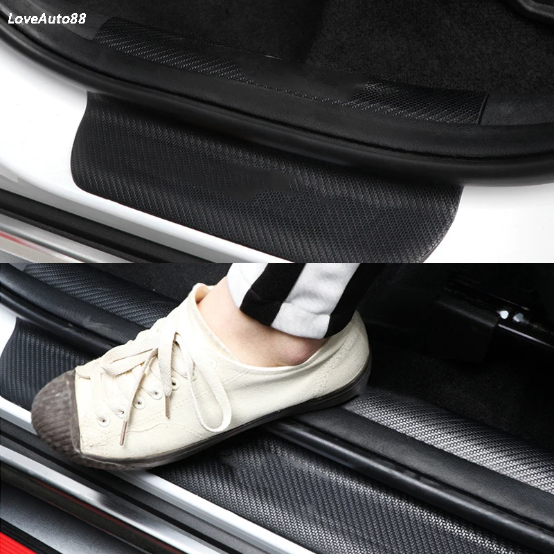 Внутренняя наружная пороговая дверь порога из углеродного волокна кожа