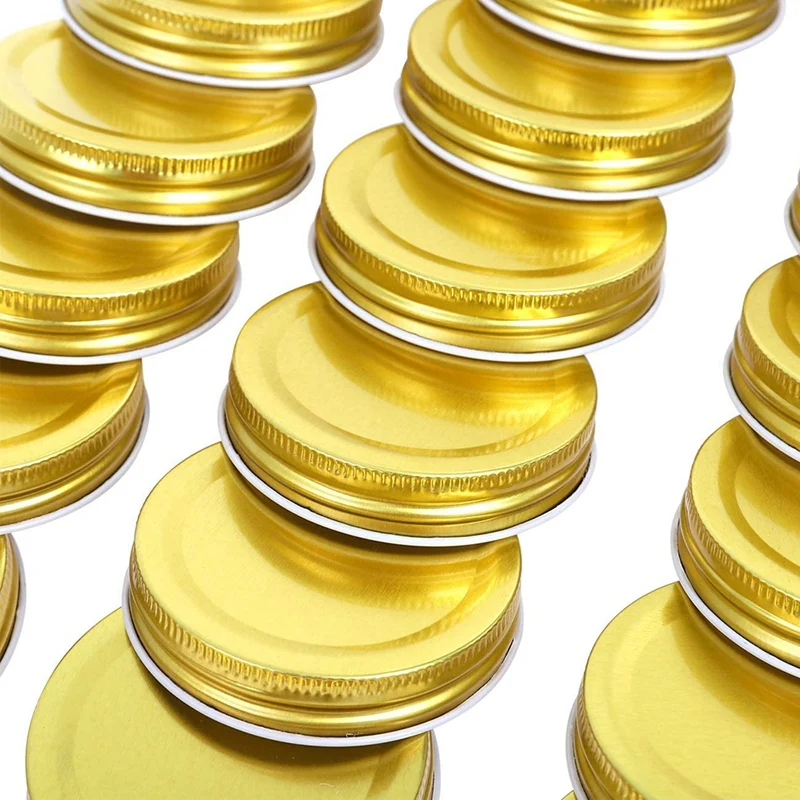 

24 Pack Mason Jar Lids Secure Reuseable Regular Mouth Mason Storage Canning Lids