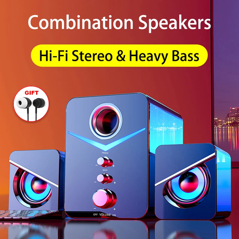 

Home Theater System Caixa De Som PC Bass Subwoofer Bluetooth Speaker Computer Speakers Music Boombox Desktop Laptop Altavoces TV