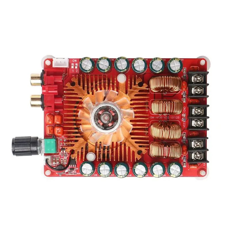 TDA7498E 2X160W двухканальный o усилитель плата Поддержка BTL режим 1X220W одноканальный DC 24V