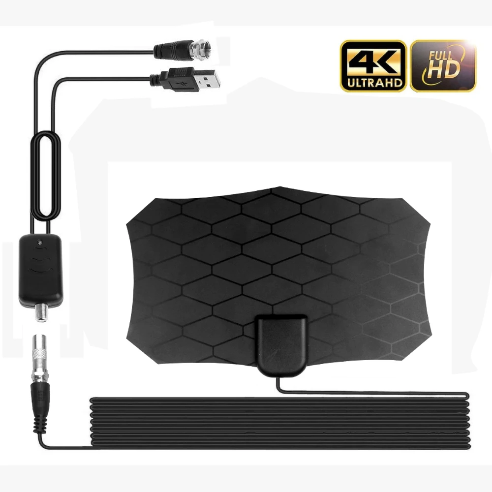 Цифровая ТВ антенна плоский внутренний HD усилитель сигнала конверсия головы TV 80