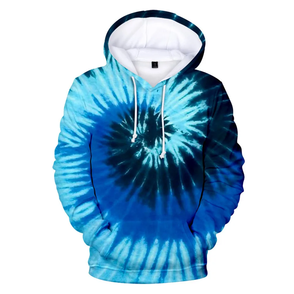 3D Printed Tie Dye Flashbacks Hoodie Mens Colorful Psychedelic Hoodies Sweatshirt Girls Oversized Pullover womens sweetshirts