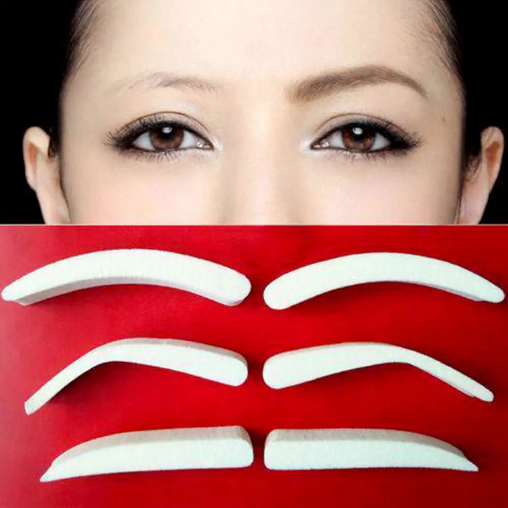 

Eyebrows Seal Eyebrow Powder Brow Stamp Sponge Eye Brow Lazy Puff Printed High Quality Professional Makeup Cosmetics