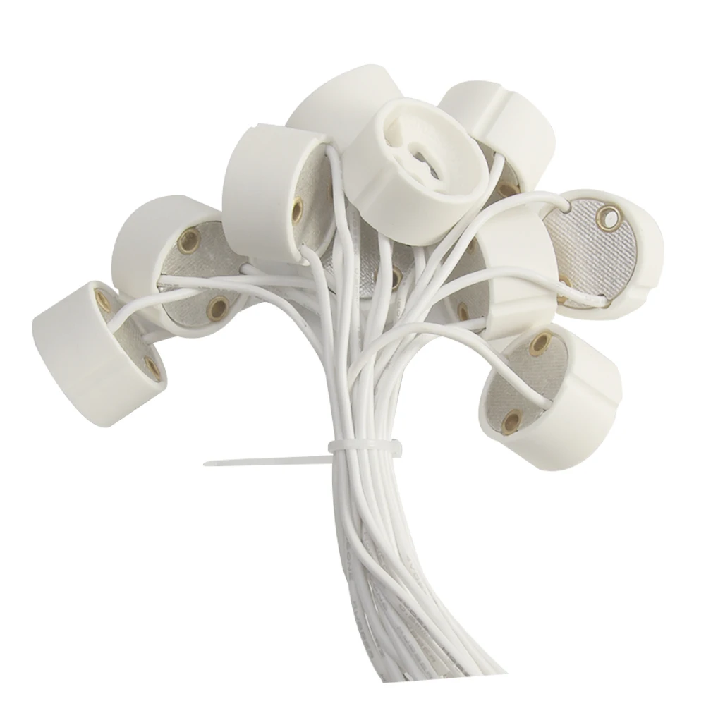 

10pcs GU10 Random Color 250V 2A Heat Resistant Accessories Stable DIY Practical Portable Ceramic Lamp Holder