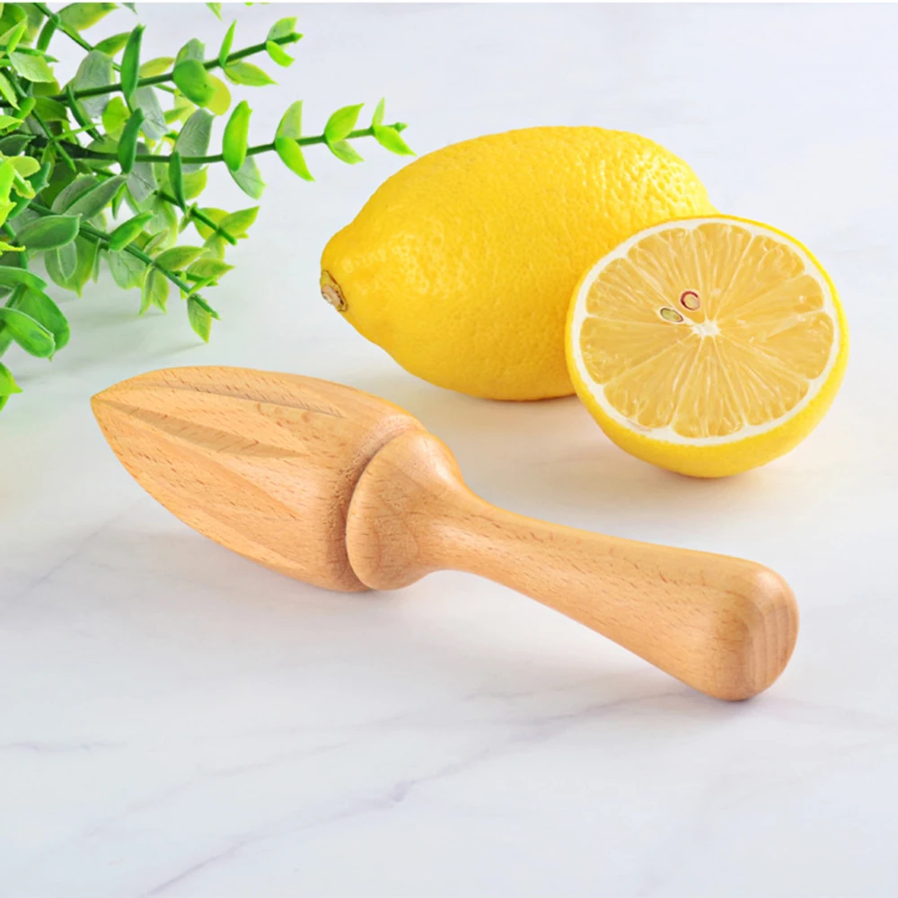 Wooden Fruit Juicer Orange Lemon Citrus Reamer Squeezer DIY Hand Tool | Дом и сад