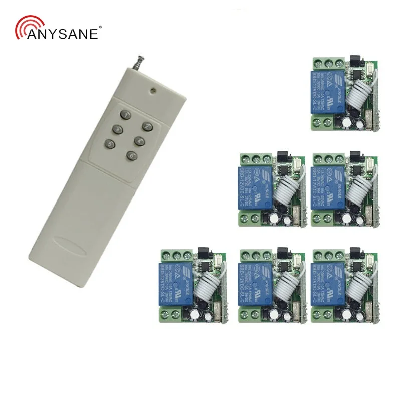 Радиочастотный 433 МГц беспроводной пульт дистанционного управления 6CH