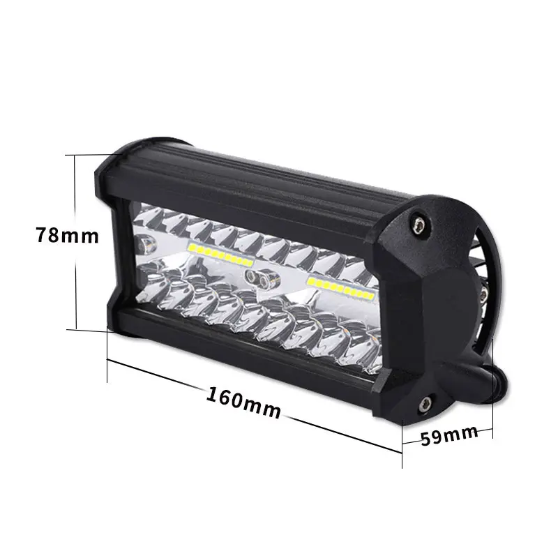 12 В 24 двойная борьсветодиодный светодиодные рабочие огни для бездорожья