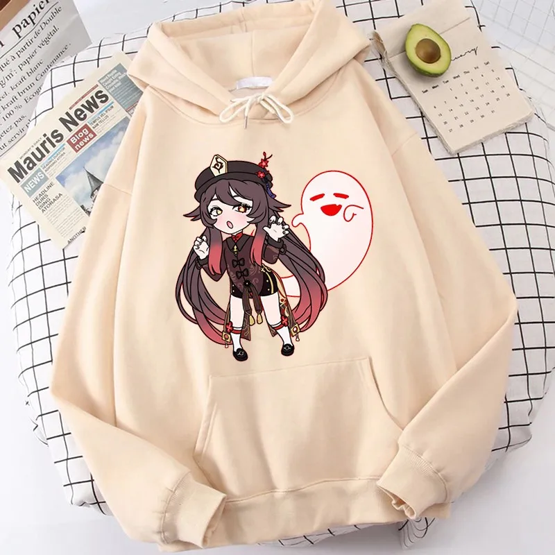 

Vintage Sweetshirts Kawaii Anime Genshin Impact Women Harajuku Streetwear Men Cool Oversized Hoodies Gothic Women Clothes 2022