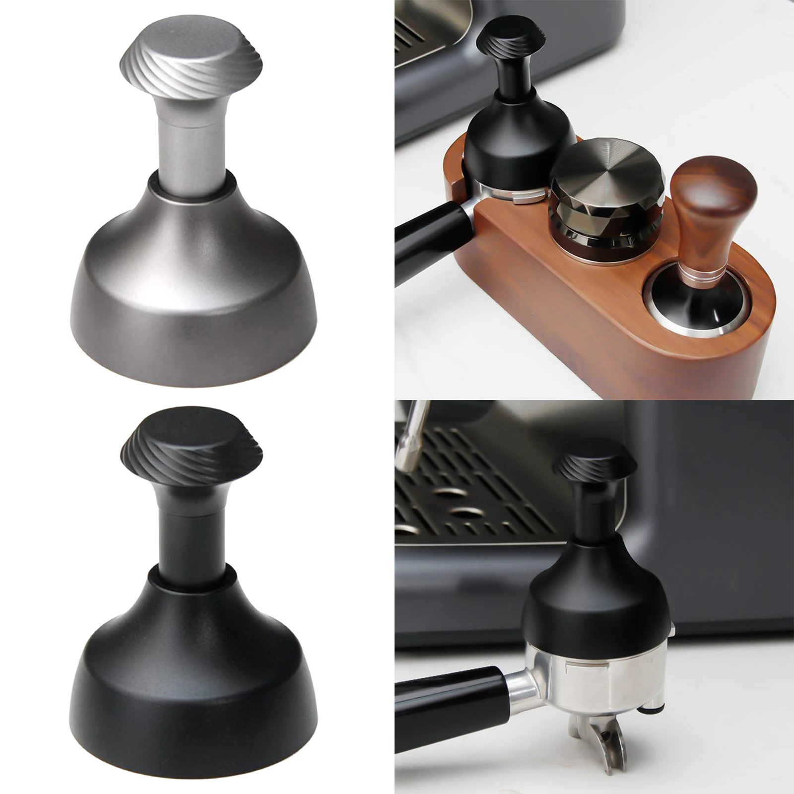 

58mm Needle Type Espresso Hand Tamper Coffee Tamper Distributor Powder Press Stainless Steel Base Family Office Cafe Restaurant