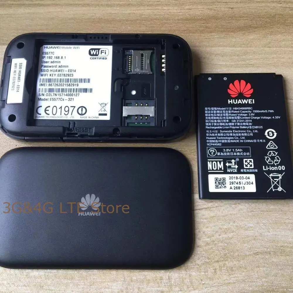 Разблокированный HUAWEI E5577 E5377 4G LTE Cat4 Wi Fi роутер с поддержкой для мобильных