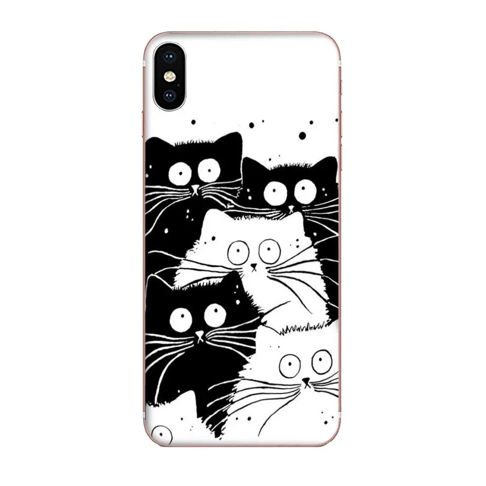 Высококачественный чехол для телефона Кот спящий на книгах Apple iPhone 4 4S 5 5C 5S SE 6 6S 7 8