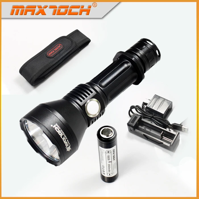 Серебристый MAXTOCH Archer M2 2000lm, 600 метров+, Luminus SST-40-W P2 светодиодный, бесступенчатая Функция затемнения фонарь, боковой переключатель тактический фонарь - Цвет: Серебристый