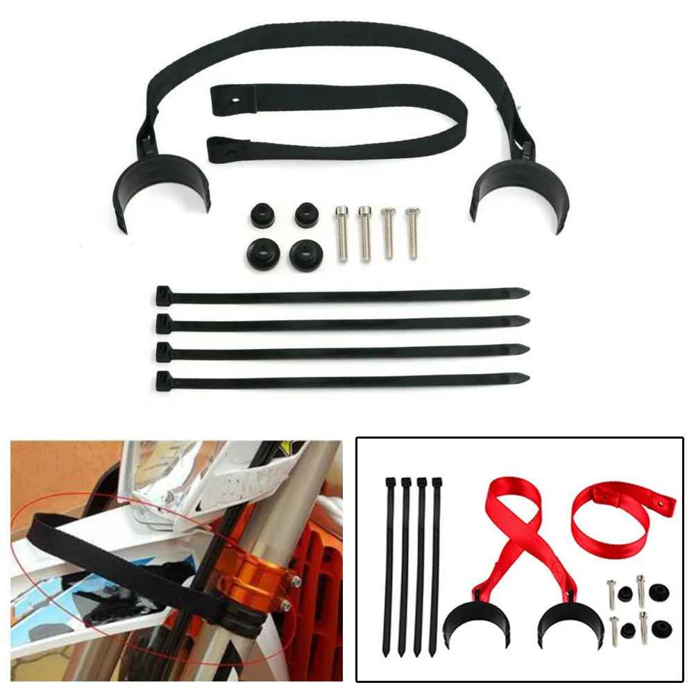 Черный/красный ремень для подъема спереди и сзади из нейлона пластика