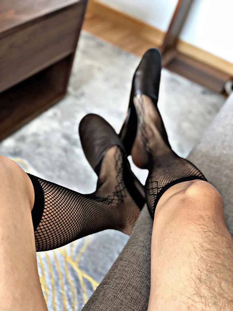 Носки без пятки мужские чулки деловые платья прозрачные носки экзотическая