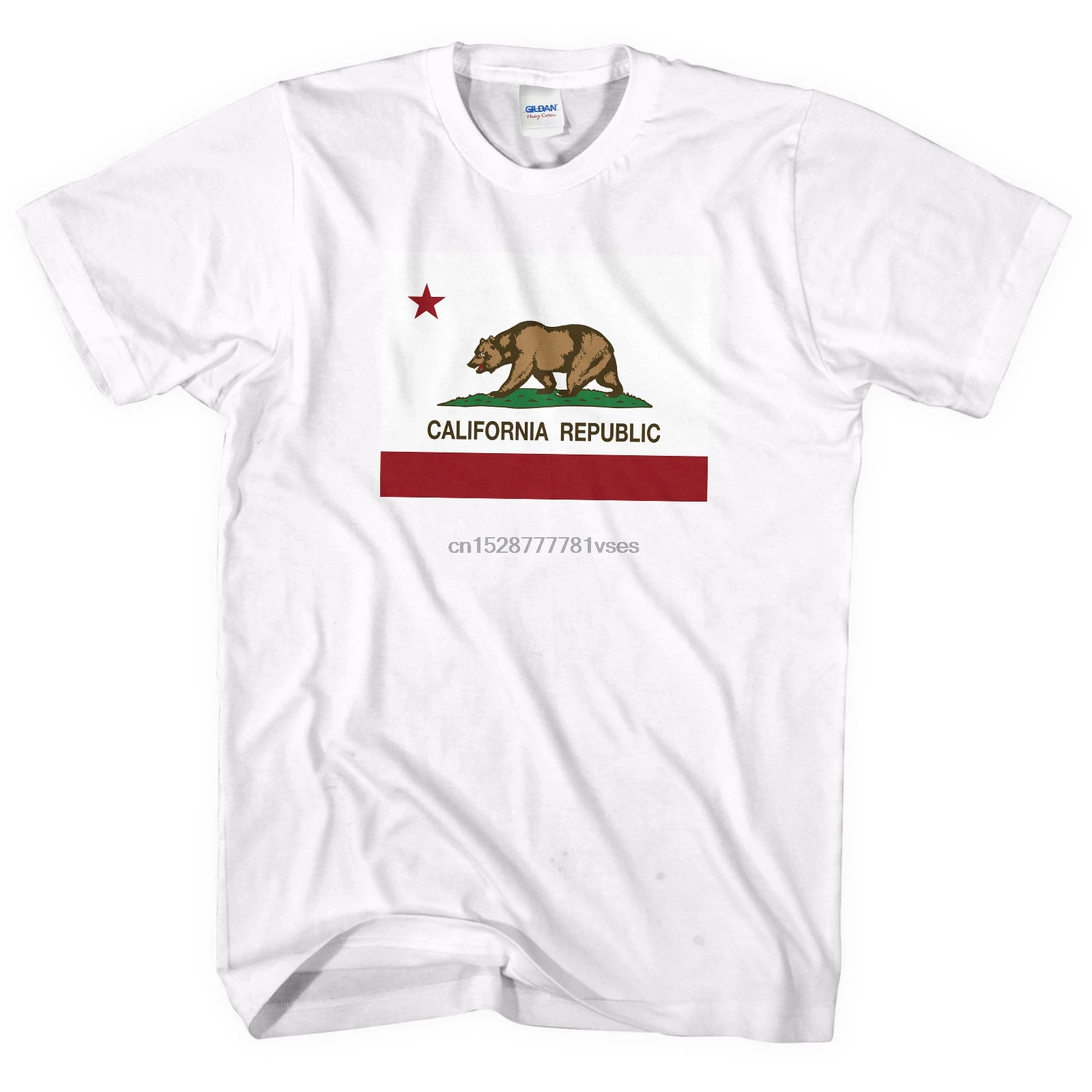 Флаг штата Калифорния Футболка Топ Для мужчин женщин Детская США штат подарок UK