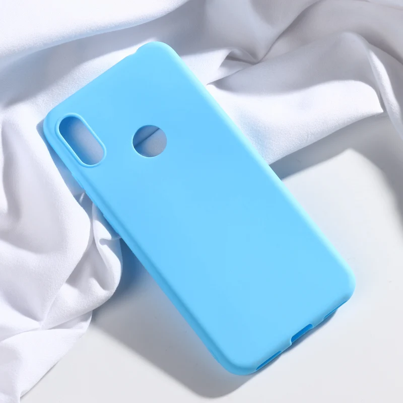Candy Color Silicone Case For Huawei P Smart Prime Z 2019 TPU Cover Honor 8A Y7 Play P30 lite Fundas Coque |