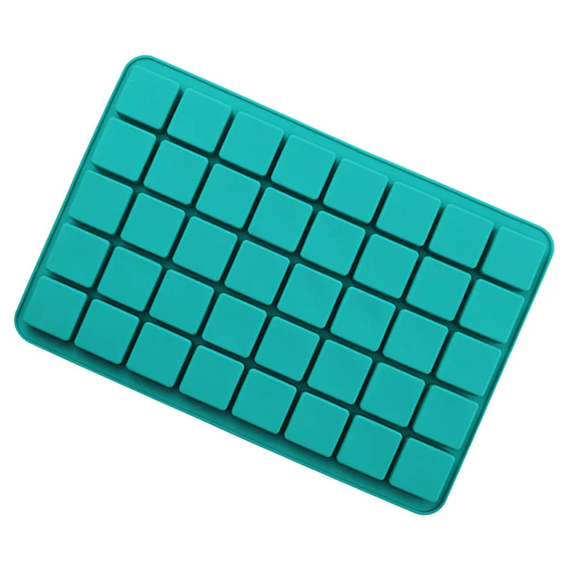 

1PC Mini Square Crystal Silicone Mold Chocolate Fondant Cake Baking Accessories DIY Handmade Soap Candle Soap Mold Aromatherapy