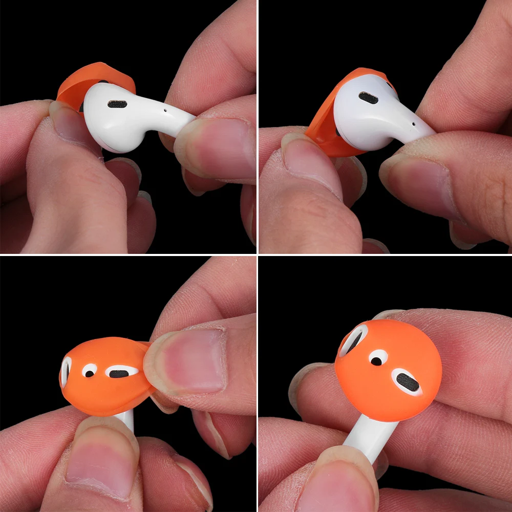 Противоскользящие силиконовые амбушюры для AirPods Apple
