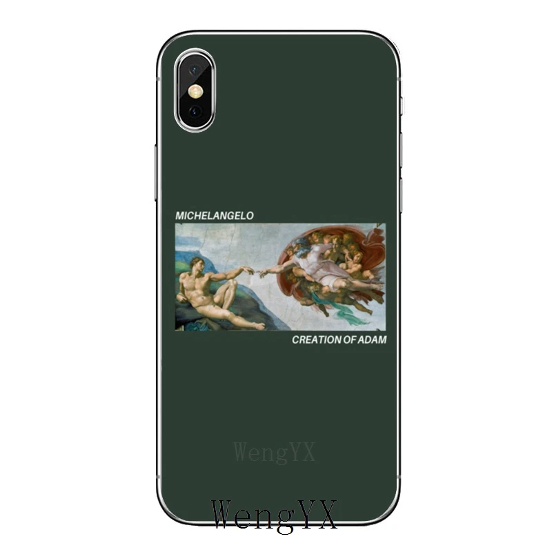 Микеланджело живопись Эстетическая для samsung Galaxy S10 Lite S9 S8 S7 S6 edge Plus S5 S4 примечание 9 8 5 4 мини аксессуары чехол для телефона - Цвет: Michelangelo-B-13