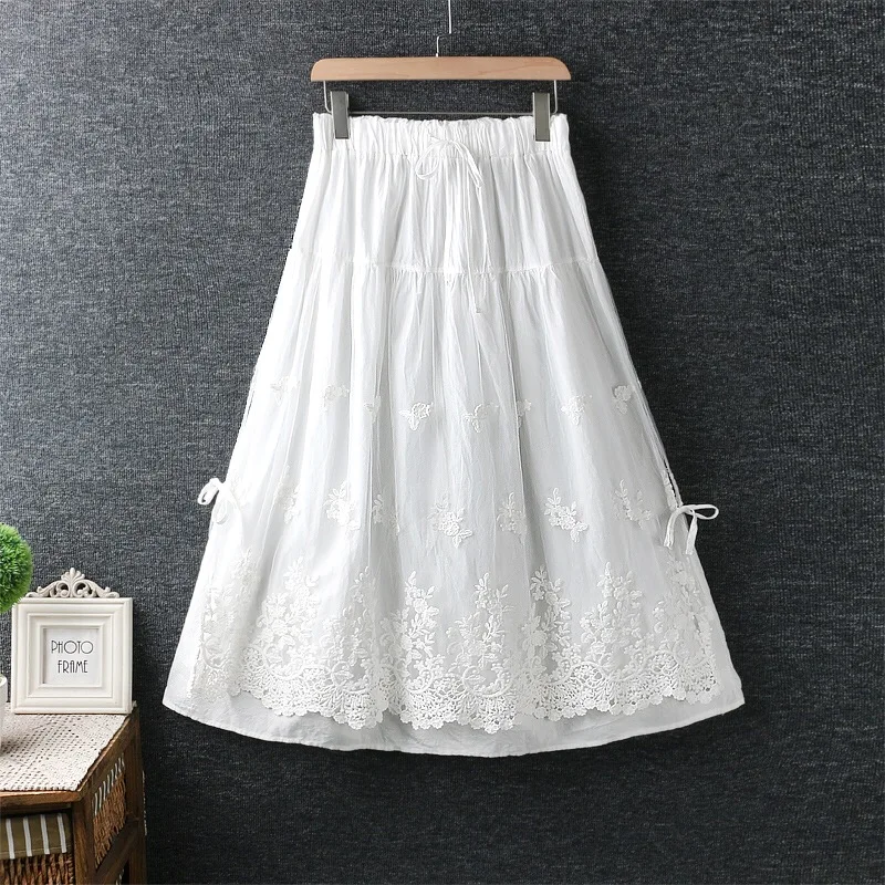 Новая летняя литературная и художественная маленькая свежая кружевная вуаль с