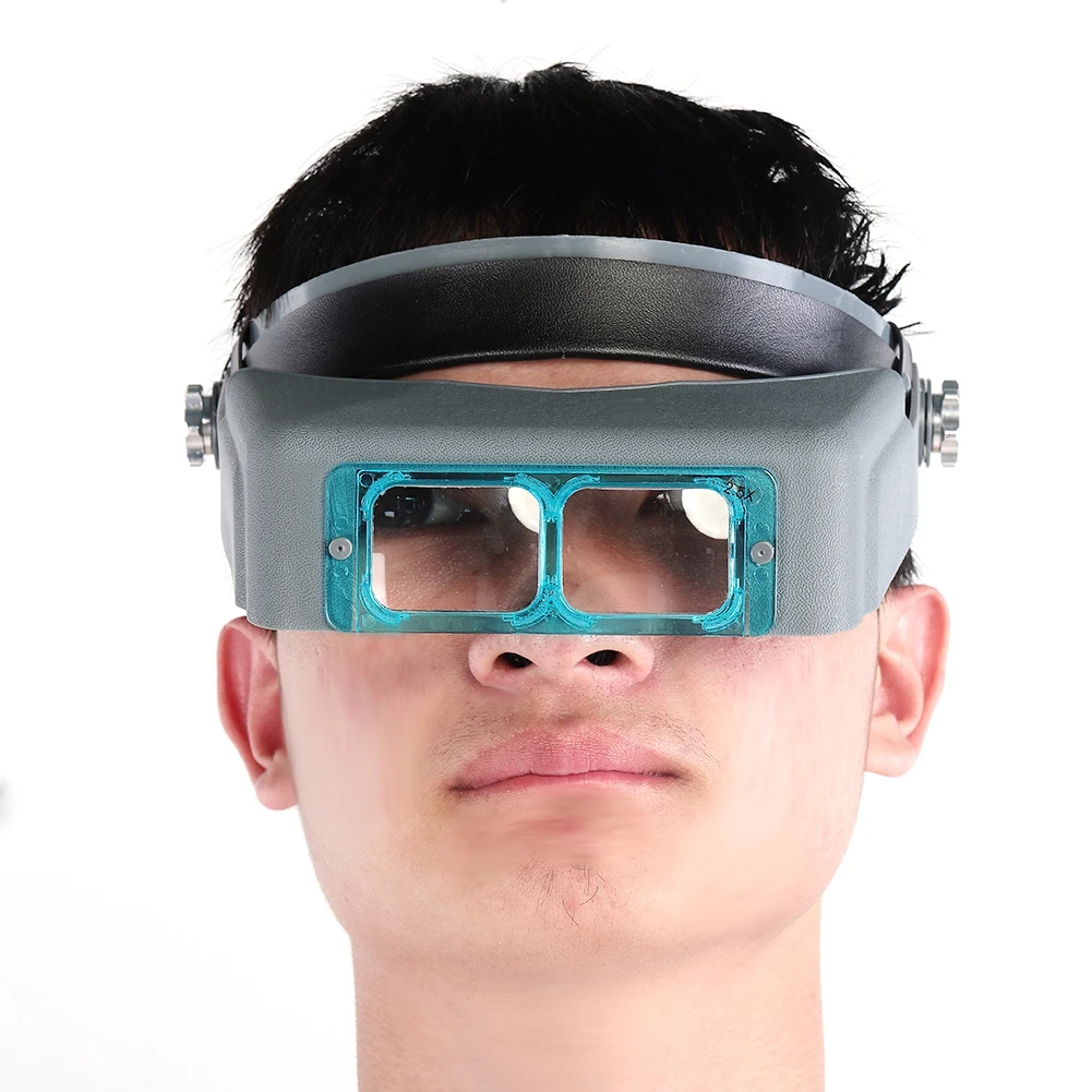 Увеличительное стекло для чтения с повязкой на голову 4 регулируемые оптические