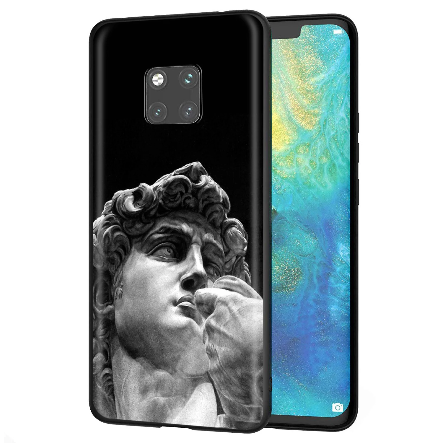 YIMAOC David Statue Silicone Case for Huawei Mate 30 20 Honor 10 8x Nova 3i 3 P30 Lite Pro | Мобильные телефоны и