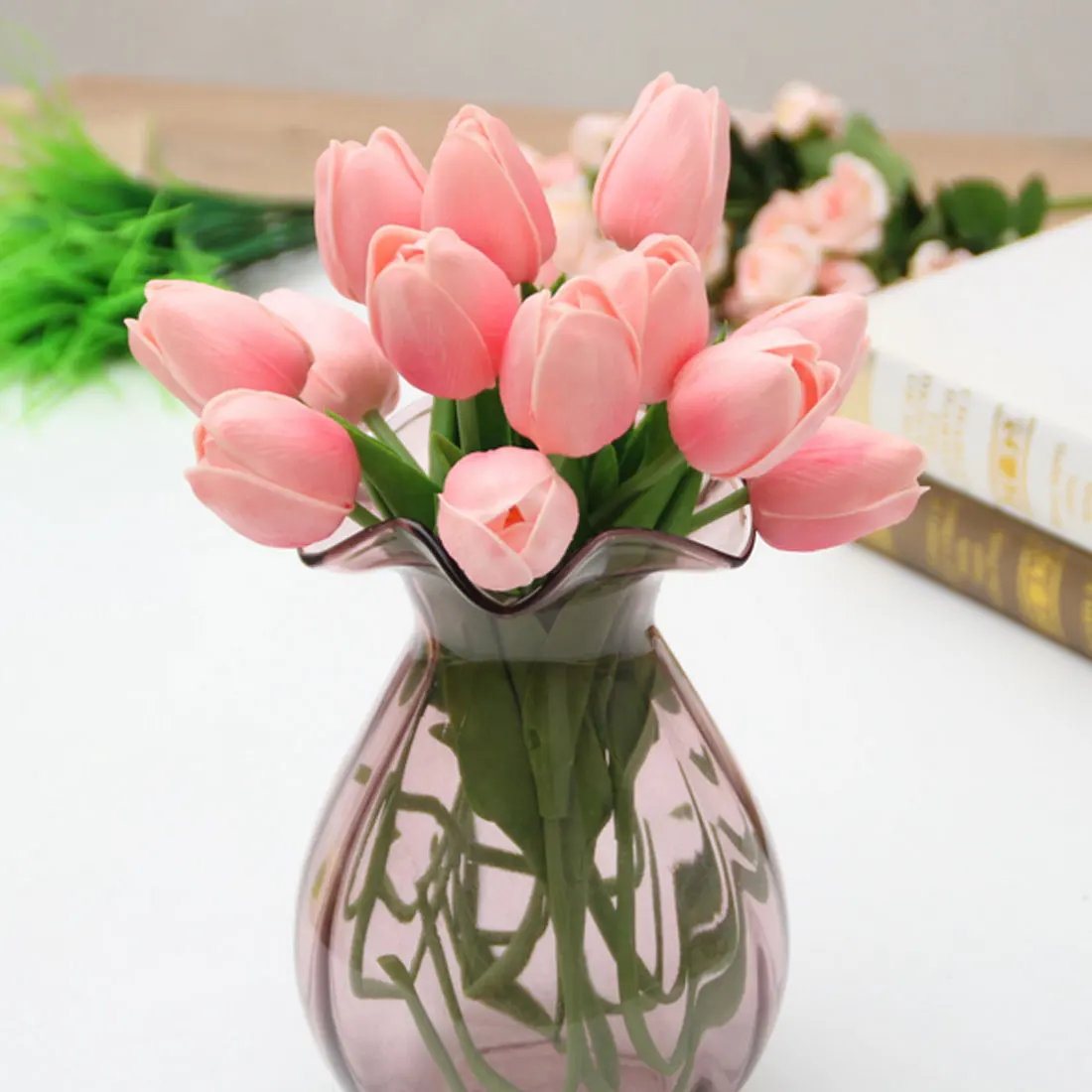 1 шт. Искусственные цветы ПУ тюльпаны Calla Real touch artificiales para decora мини для украшения