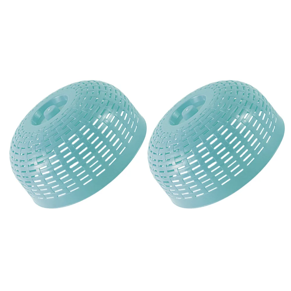 

2 Pcs Hollow Vegetable Covers Dust-proof Food Covers Convenient Snack Baskets