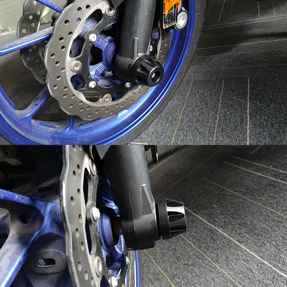 

Rear Front Axle Fork Crash Slider For YAMAHA MT-07 FZ07 2014-2021 MT09 MT07 Tracer 700 XSR Motorbike Wheel Protector MT FZ 07 09