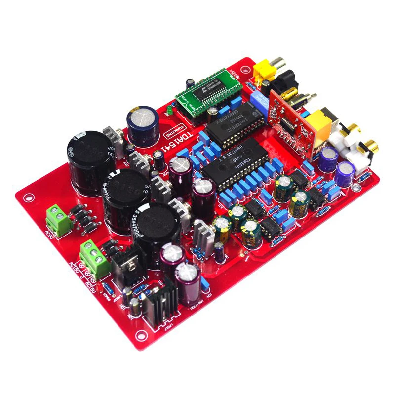 

TDA1541 CS8412+NE5534 fiber coaxial usb PCM2704 decoder board