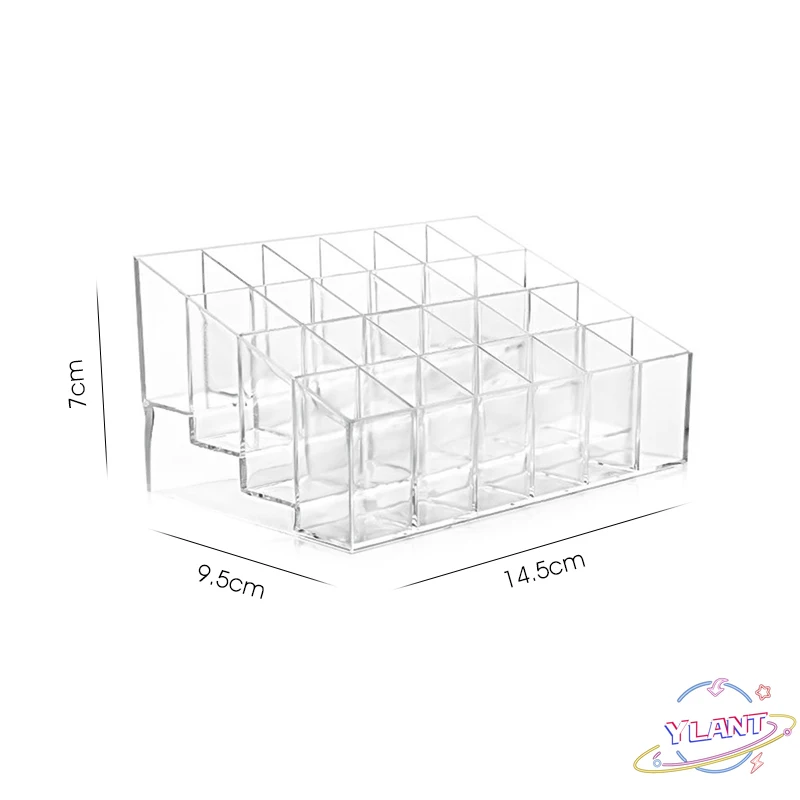 

28 Grids Acrylic Makeup Organizer Storage Box Cosmetic Lipstick Jewelry Box Holder Display Stand Make Up Organizer