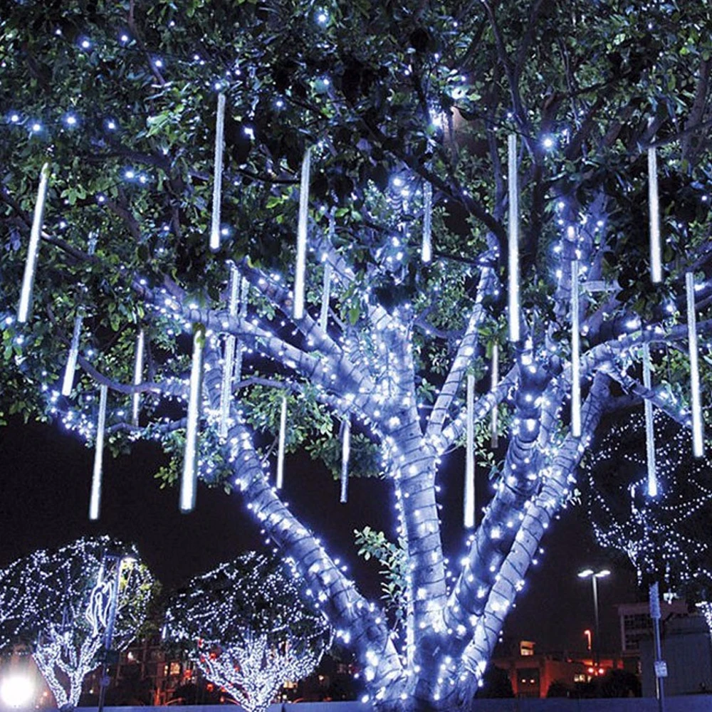 Светодиодная гирлянда метеоритный дождь 8 трубок 30/50 см|Светодиодная лента| |