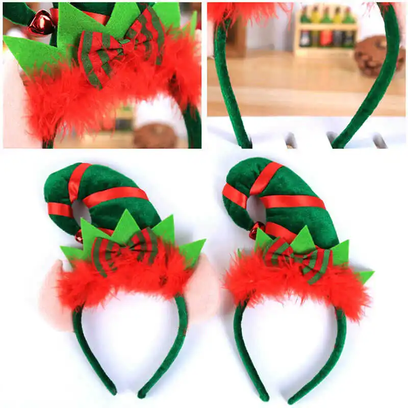 

1PC Christmas Headband Santa Xmas Hair Band Clasp For ChildrenHeadwear Head Hoop Hairband Christmas Gift