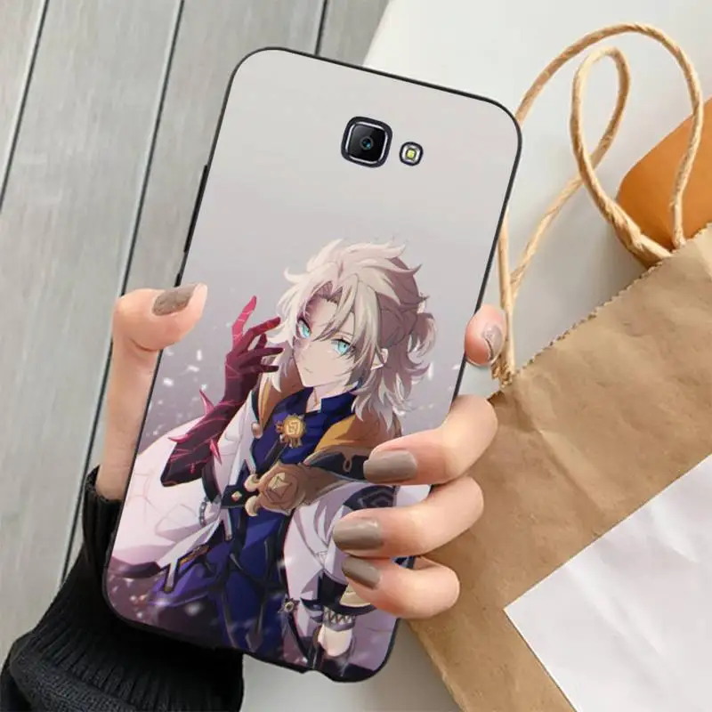 Genshin Impact Albedo Phone Case for Samsung J 2 3 4 5 6 7 8 prime plus 2018 2017 2016 core