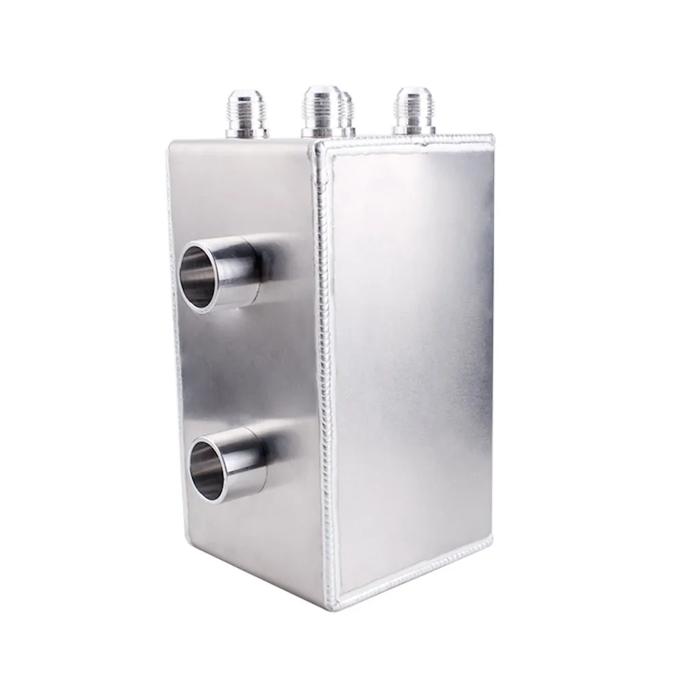 RASTP-3.5L алюминиевый серебристый черный 4-портовый масляный бак двигателя/бак с