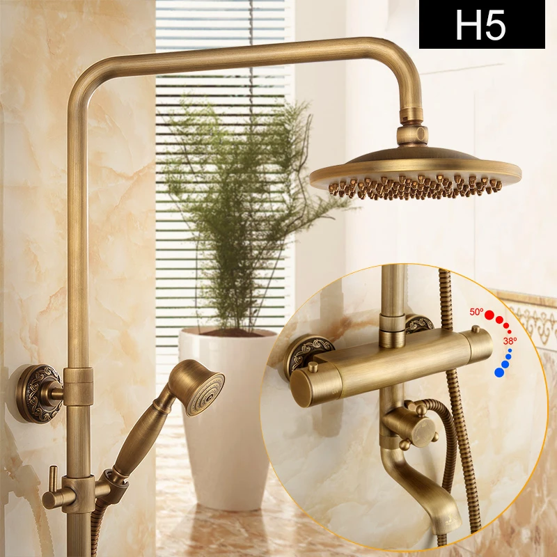 

Душевая система ELLEN HOMEDECOR EL4013 античная бронза