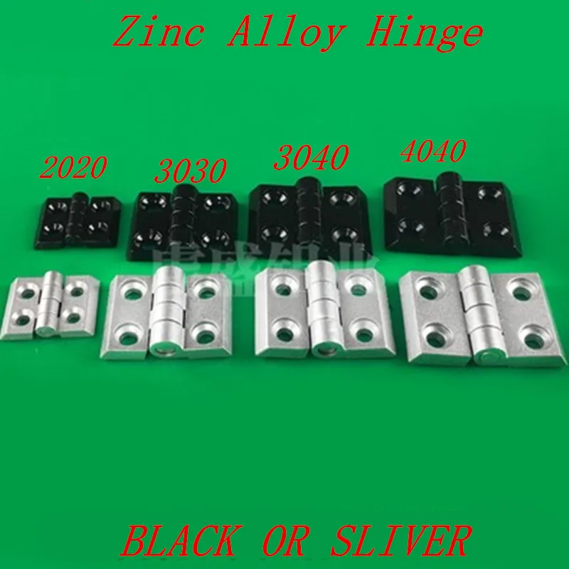 

1pc 2020 3030 4040 Aluminum Profile Accessory Zinc Alloy Hinge for 2020 3030 4040 Aluminum Profile Extrusion