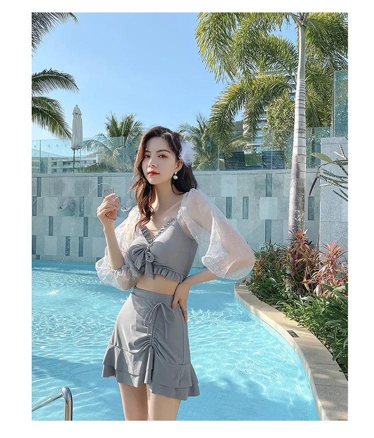 Женские купальные костюмы женская одежда для плавания раздельные бикини из двух