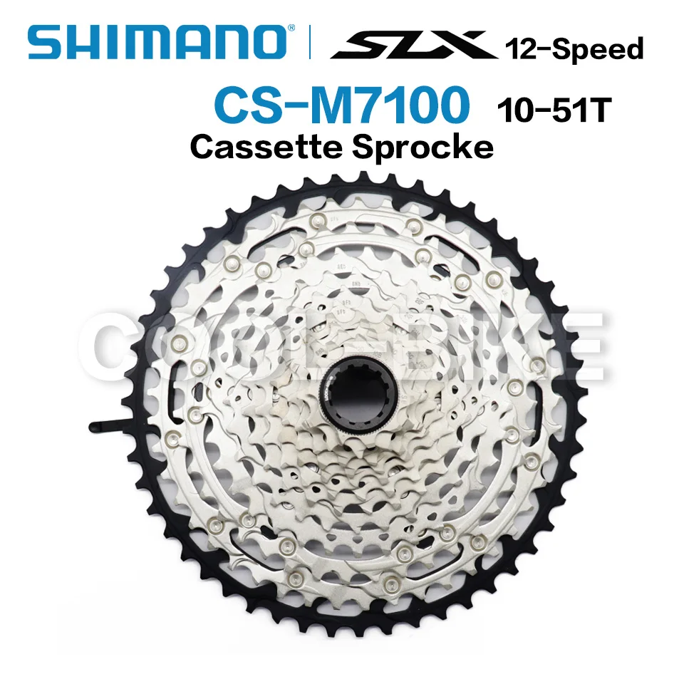 

SHIMANO DEORE SLX CS M7100 Cassette Sprocke M7100 Freewheel Cogs Mountain Bike MTB 12-Speed 10-51T 10-45T SLX Cassette Sprocket